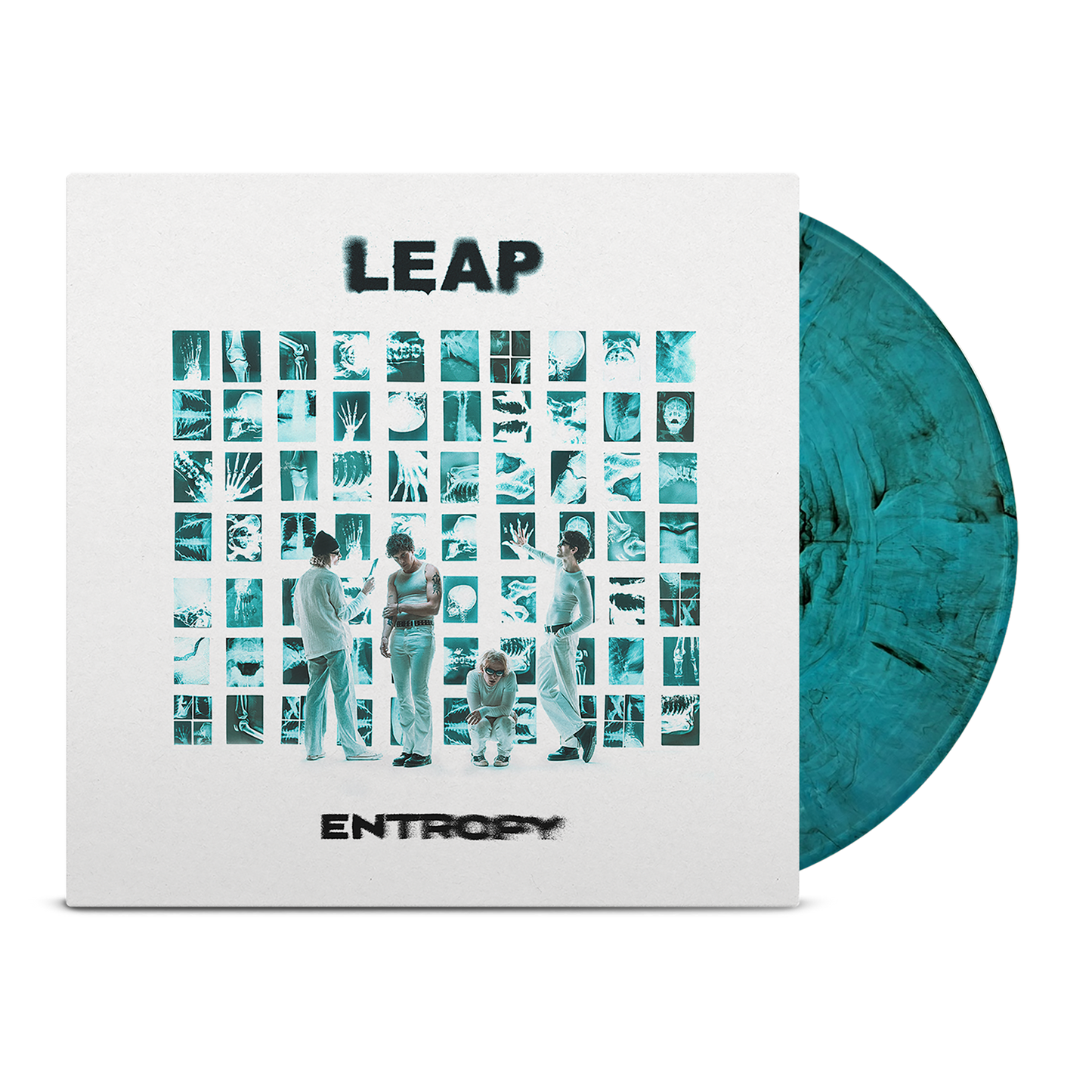 Leap (Entropy) Teal With Black Smoke Vinyl